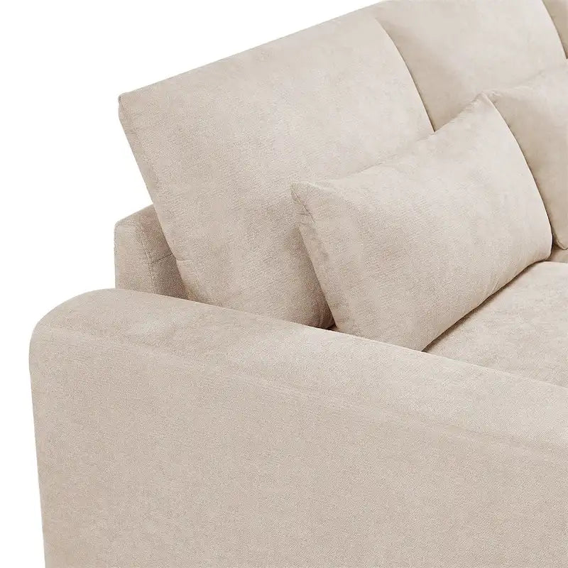 Convertible Sofa Couch with Reversible Chaise