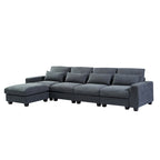 Convertible Sofa Couch with Reversible Chaise