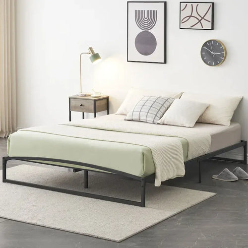 10 Inch Metal Platform Low Profile Bed Frame