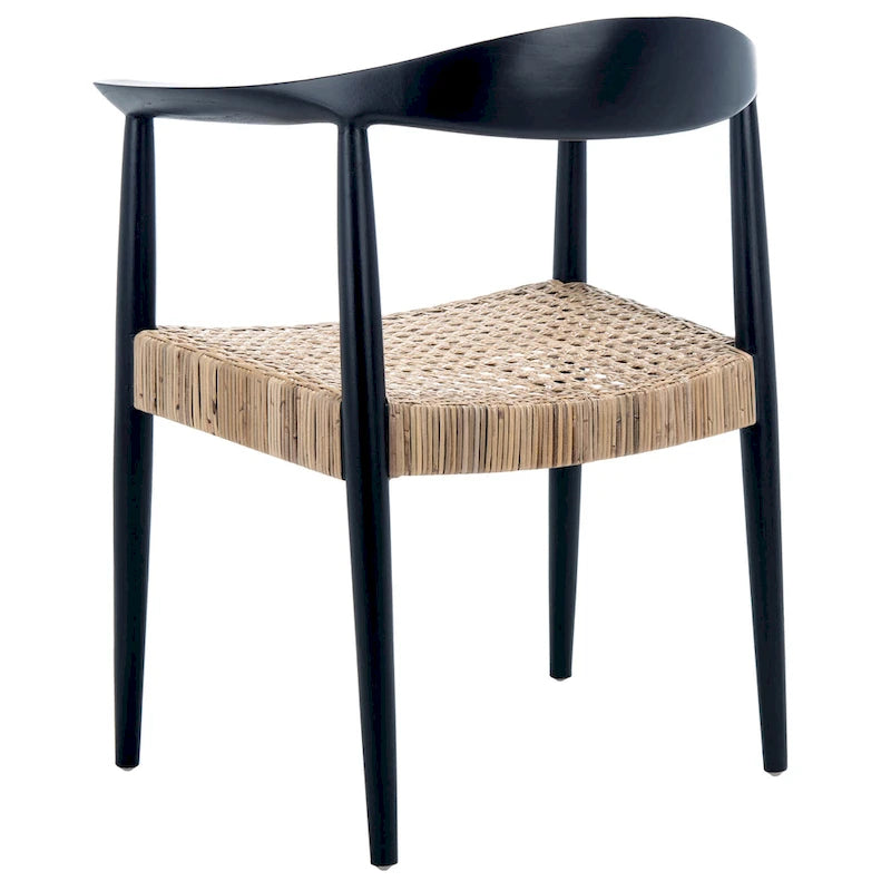 Rattan Peel Accent Chair, 24.8 x 18.9 x 30.7 Inches