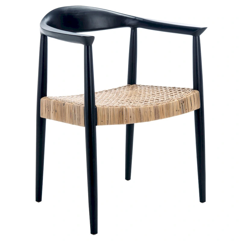 Rattan Peel Accent Chair, 24.8 x 18.9 x 30.7 Inches