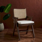 Couture Maiju Rattan Arm Chair - 21 In. W x 23 In. D x 34 In. H - 21Wx23Dx34H