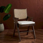 Couture Maiju Rattan Arm Chair - 21 In. W x 23 In. D x 34 In. H - 21Wx23Dx34H