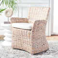 Wicker Washed Out Grey Armchair - 28 W X 24 D X 33 H - 28Wx24Dx33H