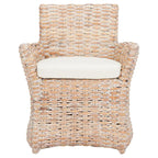Wicker Washed Out Grey Armchair - 28 W X 24 D X 33 H - 28Wx24Dx33H