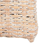 Wicker Washed Out Grey Armchair - 28 W X 24 D X 33 H - 28Wx24Dx33H