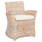 Wicker Washed Out Grey Armchair - 28 W X 24 D X 33 H - 28Wx24Dx33H