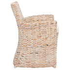 Wicker Washed Out Grey Armchair - 28 W X 24 D X 33 H - 28Wx24Dx33H