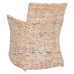 Wicker Washed Out Grey Armchair - 28 W X 24 D X 33 H - 28Wx24Dx33H