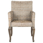 Natural Dining Chair Set of 2, 23 x 24.4 x 34 Inches