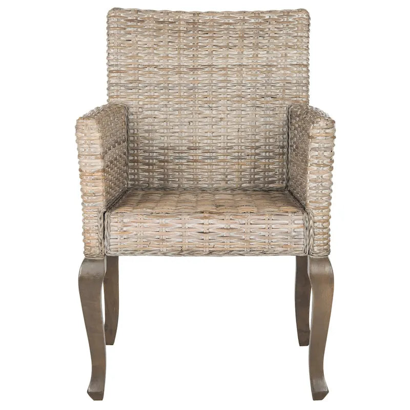 Natural Dining Chair Set of 2, 23 x 24.4 x 34 Inches