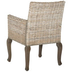 Natural Dining Chair Set of 2, 23 x 24.4 x 34 Inches