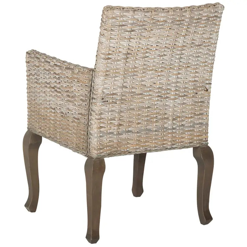Natural Dining Chair Set of 2, 23 x 24.4 x 34 Inches