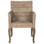 Natural Dining Chair Set of 2, 23 x 24.4 x 34 Inches