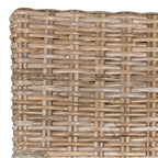 Natural Dining Chair Set of 2, 23 x 24.4 x 34 Inches