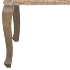 Natural Dining Chair Set of 2, 23 x 24.4 x 34 Inches