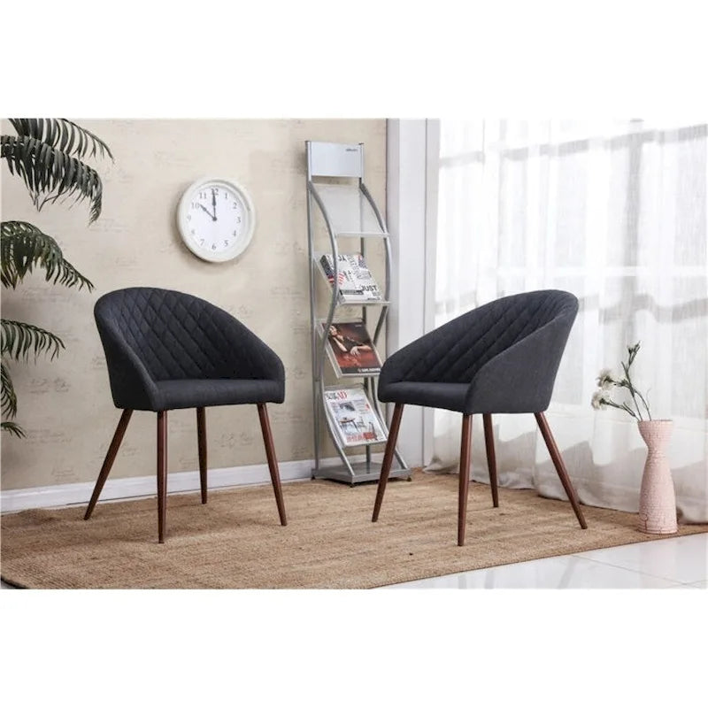 2-piece Upholstered Dining Chairs Set
