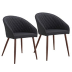 2-piece Upholstered Dining Chairs Set