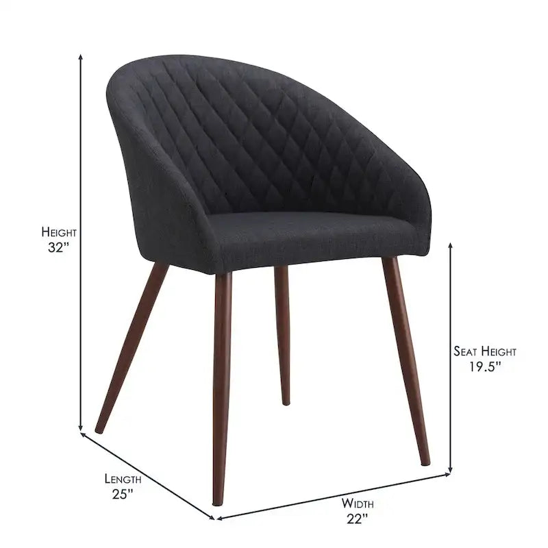 2-piece Upholstered Dining Chairs Set