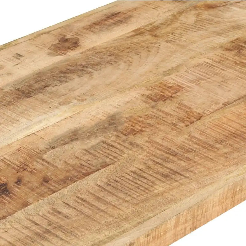 Rough Mango Wood Coffee Table, 47.2 x 23.6 x 15.7 Inches