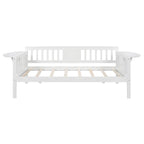 Wood Slat Support Twin Size Daybed in White