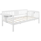 Wood Slat Support Twin Size Daybed in White