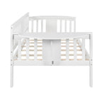 Wood Slat Support Twin Size Daybed in White