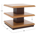 Ava 2-Shelf Accent Table - 24 L x 24 D x 21 H - 24Wx24Dx21H
