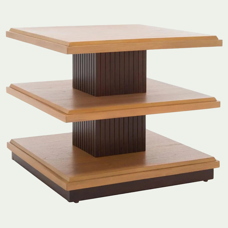 Ava 2-Shelf Accent Table - 24 L x 24 D x 21 H - 24Wx24Dx21H