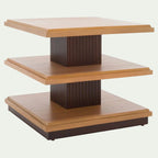 Ava 2-Shelf Accent Table - 24 L x 24 D x 21 H - 24Wx24Dx21H