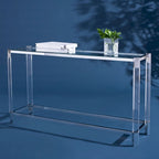Acrylic Console Table, 52 x 15 x 29 Inches