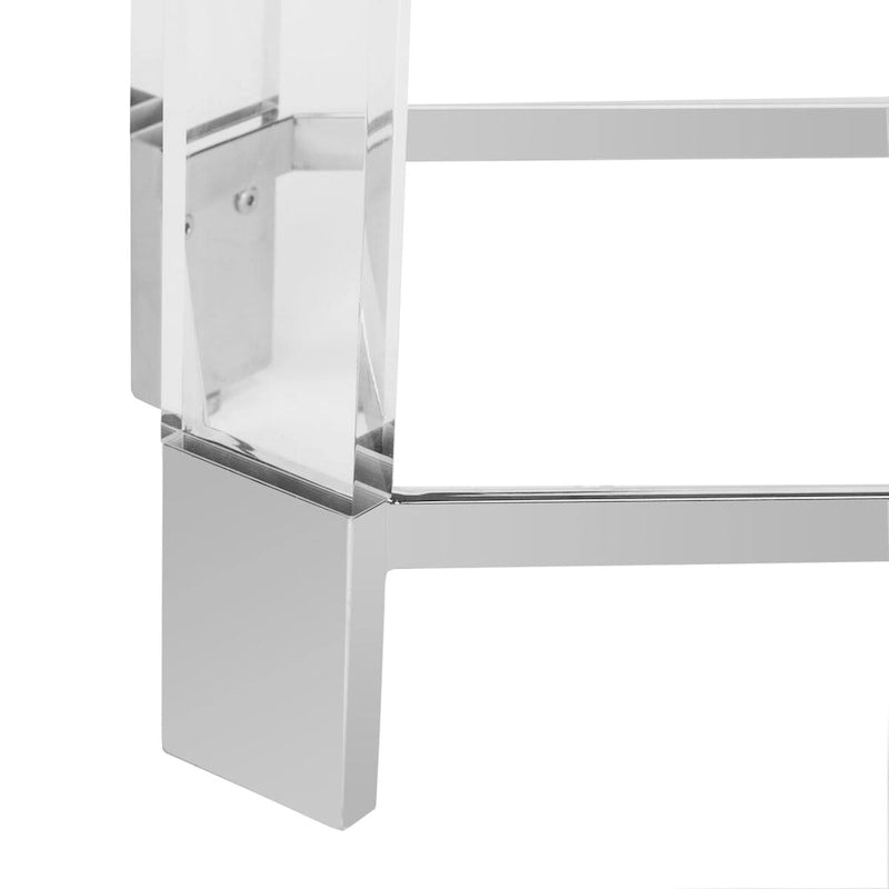Acrylic Console Table, 52 x 15 x 29 Inches