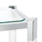 Acrylic Console Table, 52 x 15 x 29 Inches