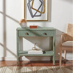 2-Drawer 1-Shelf Console Table, 31 x 14 x 30 Inches
