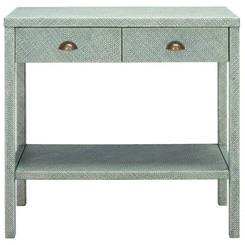2-Drawer 1-Shelf Console Table, 31 x 14 x 30 Inches