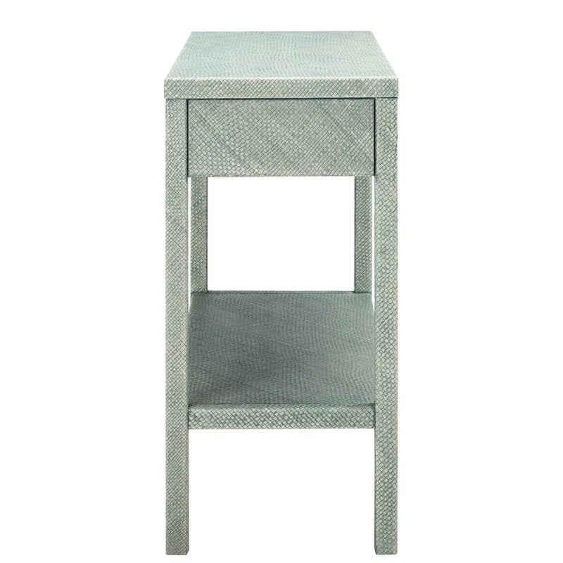 2-Drawer 1-Shelf Console Table, 31 x 14 x 30 Inches