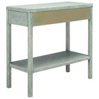 2-Drawer 1-Shelf Console Table, 31 x 14 x 30 Inches
