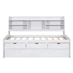 Twin Size Wooden Captain Bed