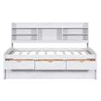 Twin Size Wooden Captain Bed