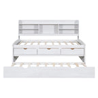 Twin Size Wooden Captain Bed