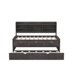 Twin Size Wooden Captain Bed