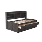 Twin Size Wooden Captain Bed
