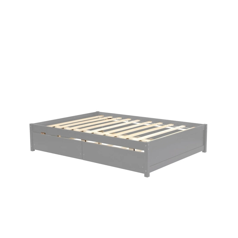 Full Bed with Two Drawers