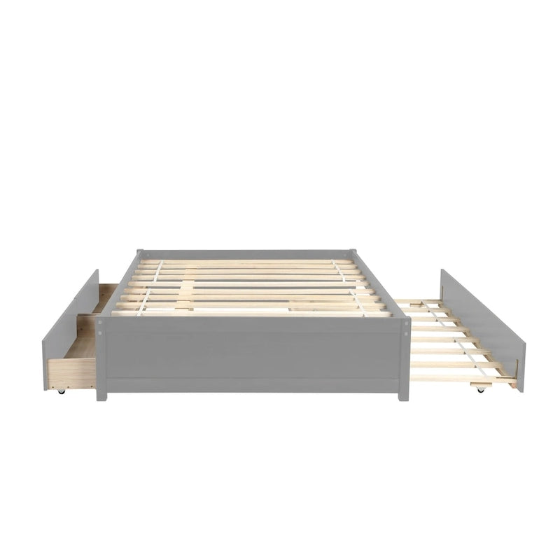 Full Bed with Two Drawers