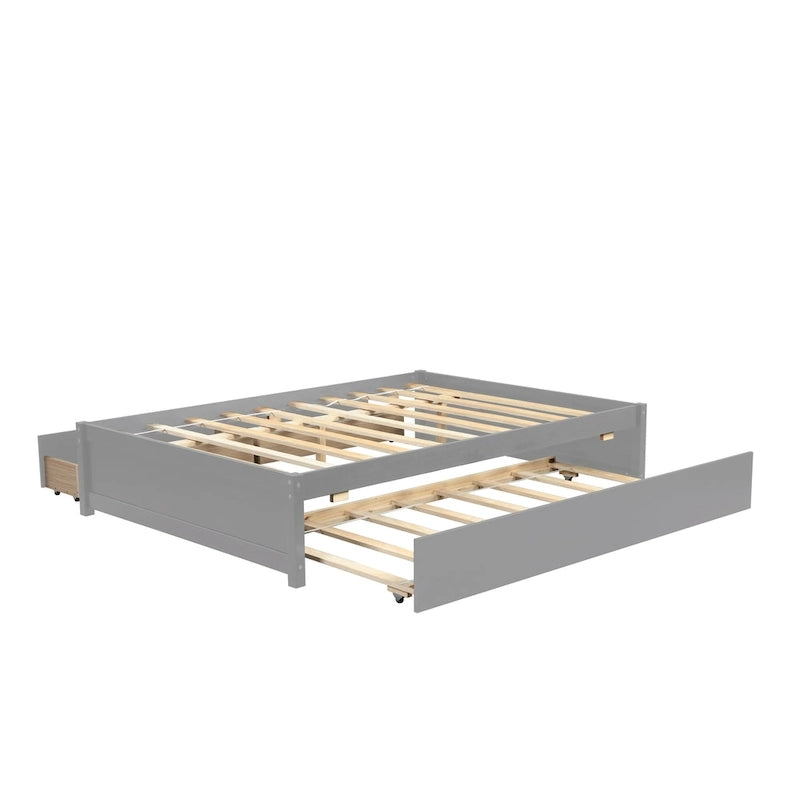 Full Bed with Two Drawers
