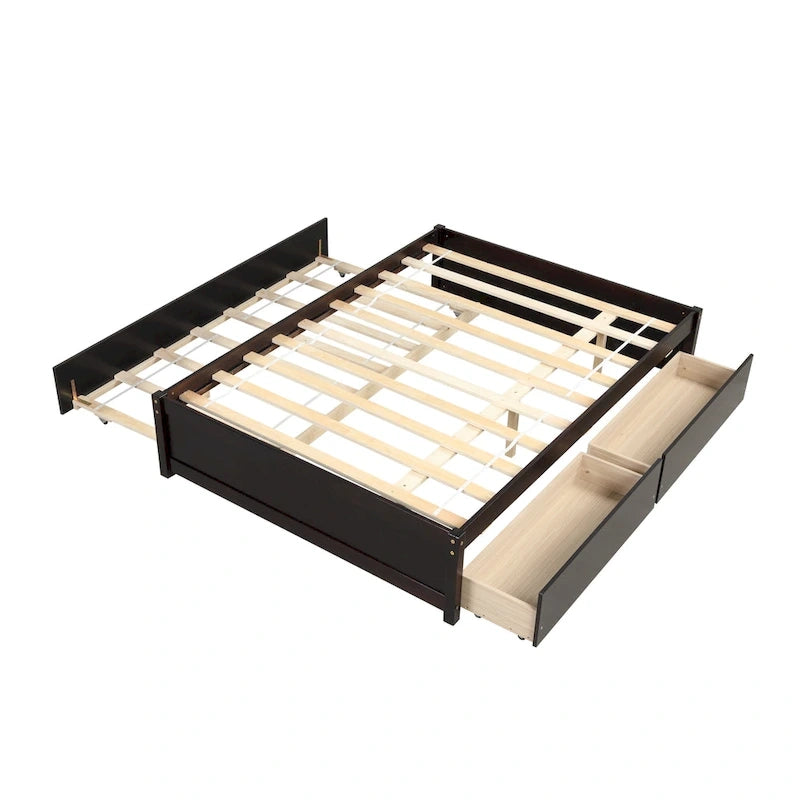 Full Bed with Two Drawers