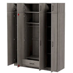 Wardrobe with Multiple Storage Space and Top Cabinet