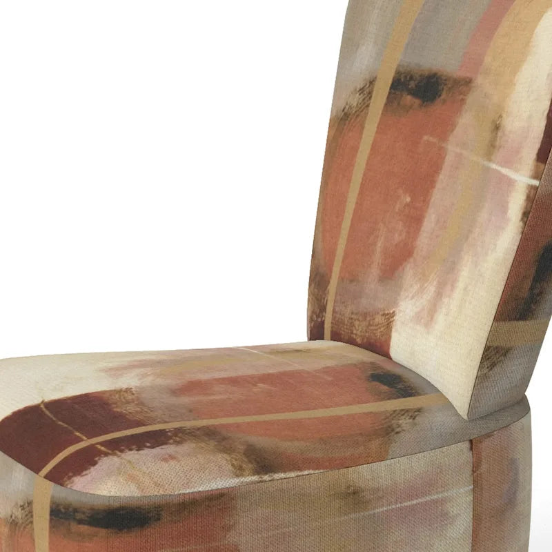 Upholstered Abstract Accent Chair and Modern and Contemporary Armchair
