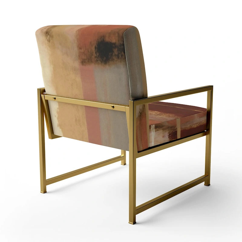 Upholstered Abstract Accent Chair and Modern and Contemporary Armchair