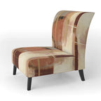 Upholstered Abstract Accent Chair and Modern and Contemporary Armchair